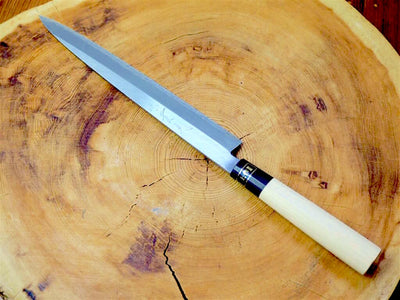 Sakai Jikko "Josaku" White-2 Steel Sashimi Yanagiba Knife (24cm/27cm/30cm)